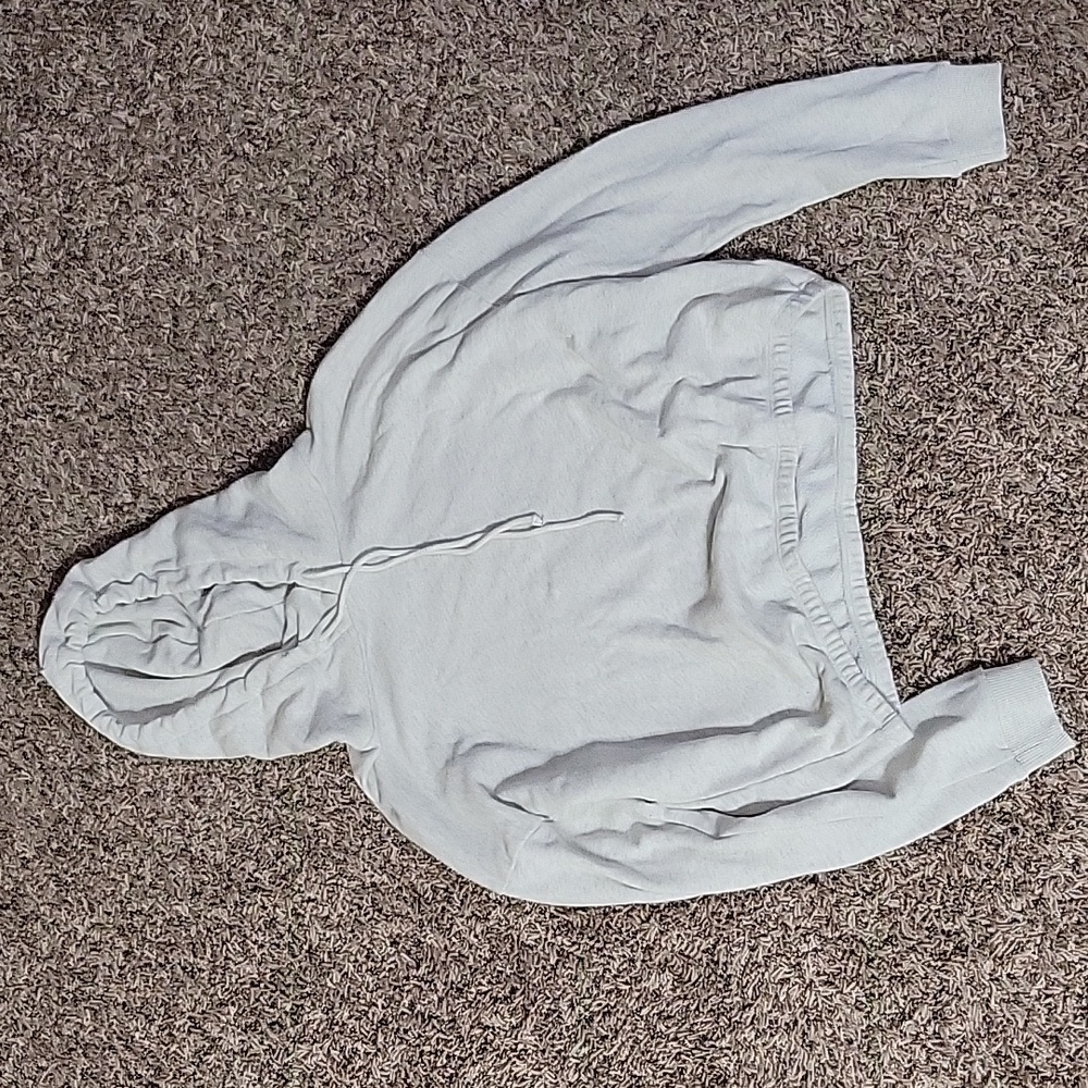 AE cropped grey hoodie